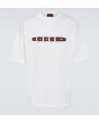 Gucci - T-shirt en coton a logo - Lyst