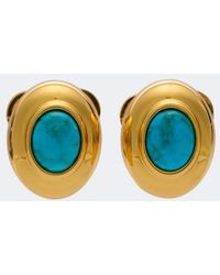 DEHANCHE - Stone Embellished Stud Earrings - Lyst