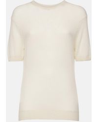 KHAITE - Pierre Cashmere-Blend Top - Lyst