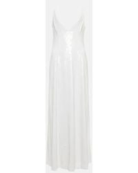 KHAITE - Carina Sequined Slip Dress - Lyst