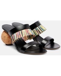 Ferragamo - Fer Fringed Sandals - Lyst