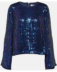 Velvet - Evie Sequined Top - Lyst