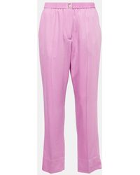 JOSEPH - Tottenham Cropped Straight Pants - Lyst