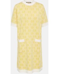 Gucci - Mini-robe En Laine Jacquard - Lyst