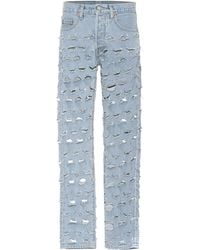 Vetements X Levi's® Distressed Jeans - Blue