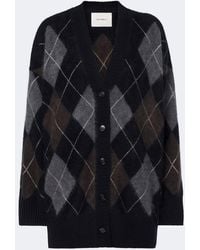 Lisa Yang - Elaria Argyle Cashmere Cardigan - Lyst