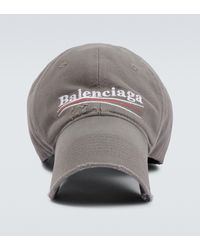 Balenciaga Baseballcap Political Campaign - Grau