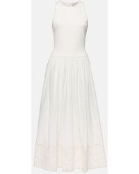 ALÉMAIS - Pegasus Embroidered Midi Dress - Lyst