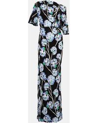 Diane von Furstenberg - Wittrock Floral Jersey Maxi Dress - Lyst