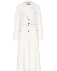 Valentino Cappotto in cashmere - Bianco