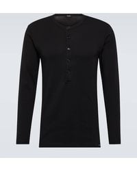 Tom Ford - Chemise Henley En Coton Melange - Lyst