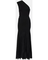Proenza Schouler - Cora One-Shoulder Crepe Chiffon Maxi Dress - Lyst