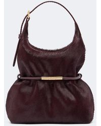 Balmain - Sphynx Mini Calf Hair Top-Handle Bag - Lyst