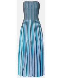 Jonathan Simkhai - Soleil Striped Midi Dress - Lyst