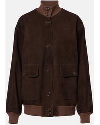 Prada - Suede Jacket - Lyst