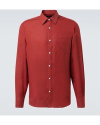 dunhill - Hemd Aus Leinen - Lyst