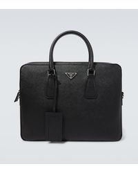 Prada - Leather Briefcase - Lyst