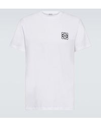 Loewe - Anagram Logo T-Shirt, Short Sleeves, 100% Cotton - Lyst