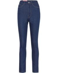 Acne Studios Blå Konst High-Rise Skinny Jeans 1994 - Blau