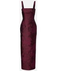 Emilia Wickstead - Micheline Floral Cloque Gown - Lyst