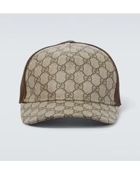 Gucci - Cappello da baseball in mesh e canvas GG Supreme - Lyst