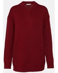 Emilia Wickstead - Ribbed-Knit Wool Sweater - Lyst