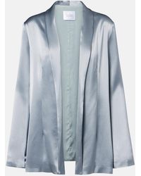 Galvan London - Julianne Satin Blazer - Lyst