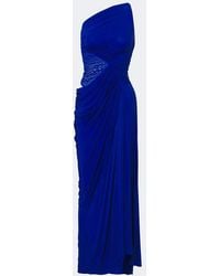 Alex Perry - Ruched One-Shoulder Jersey Gown - Lyst