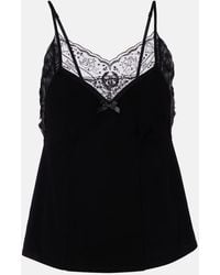 Acne Studios - Nylon-Trimmed Top - Lyst