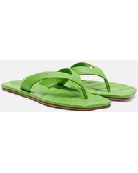 JW Anderson - Sandalen Leaf Aus Leder - Lyst