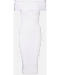 Mugler - Schulterfreies Kleid - Lyst