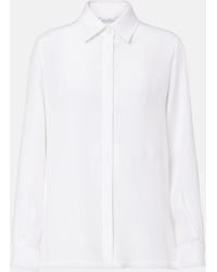 Max Mara - Silk Crepe De Chine Shirt - Lyst