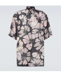 Dries Van Noten - Camisa De Seda Floral - Lyst