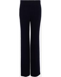 Chloé - High-rise Cashmere And Wool Wide-leg Pants - Lyst