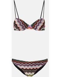 Missoni - Zigzag Lame Bikini - Lyst