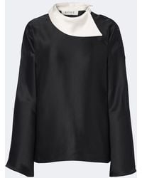 Rohe - Blusa De Saten - Lyst