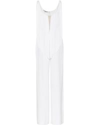 stella mccartney jumpsuit white