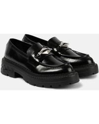 Jimmy Choo - Marlow Leather Loafers - Lyst