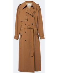 Isabel Marant - Violette Cotton And Linen Trench Coat - Lyst