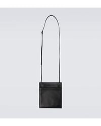 The Row - Pocket Leather Crossbody Bag - Lyst