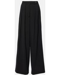 Dries Van Noten - Pleated Wool-Blend Pants - Lyst