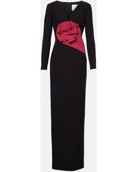 Roland Mouret - Floral-Applique Crepe Gown - Lyst