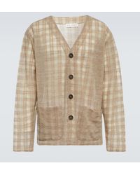 Our Legacy - The Cardigan Checked Cardigan - Lyst