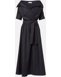 Altuzarra - Lydia Wrapped Denim Midi Dress - Lyst