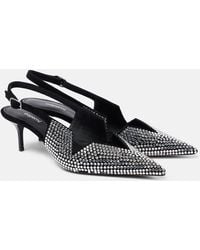 Coperni - 65 Crystal-Embellished Leather Pumps - Lyst