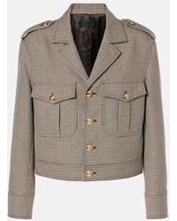 Nili Lotan - Lise Cropped Virgin Wool Jacket - Lyst
