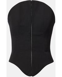 McQueen - Mcqueen Corset Top - Lyst