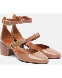 Zimmermann - Eddie 55 Leather Mary Jane Pumps - Lyst
