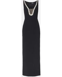 David Koma - Crystal-Embellished Cady Gown - Lyst