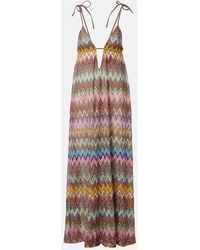 Missoni - Zigzag Lame Beach Dress - Lyst